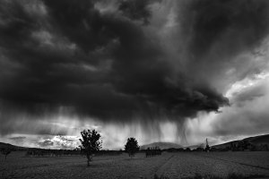 Thunderstorm - Trevi Italy